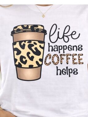 coffee Shirt Cute Graphic Tee Coffee Lover Trendy Mom Shirt summer top bundle